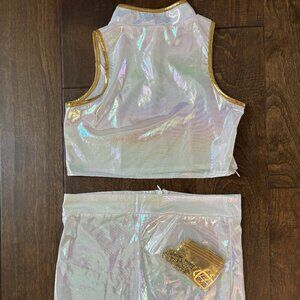 Anime Cosplay White Golden Costume (8 girls)